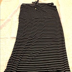 Michael kors size small b&w stripe skirt